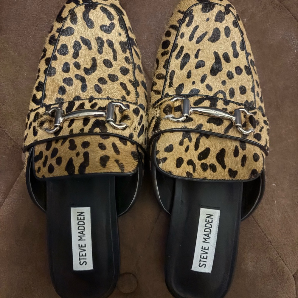Steve Madden Animal Print mules